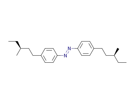 Molecular Structure of 79027-66-0 (trans-(S,S)-(+)-4,4'-Bis(3-methylpentyl)azobenzol)