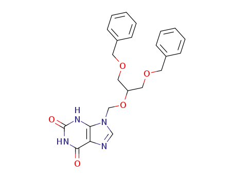 9-(2-Benzyloxy-1-benzyloxymethyl-ethoxymethyl)-3,9-dihydro-purine-2,6-dione