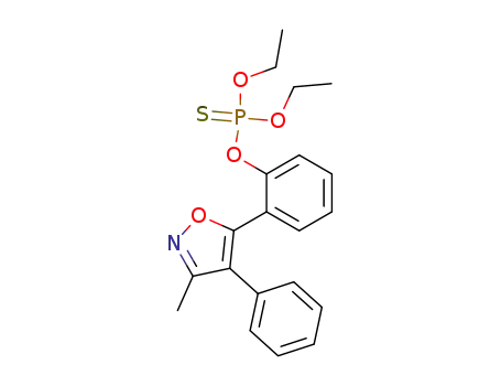 thiophosphoric acid <i>O</i>,<i>O</i>'-diethyl ester <i>O</i>''-[2-(3-methyl-4-phenyl-isoxazol-5-yl)-phenyl] ester