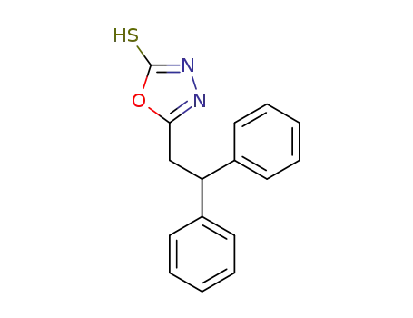 1,3,4-Oxadiazole-2(3H)-thione, 5-(2,2-diphenylethyl)-