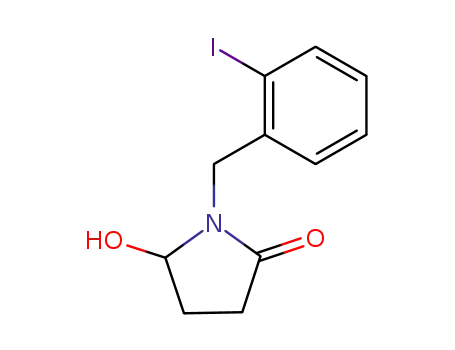 2-Pyrrolidinone, 5-hydroxy-1-[(2-iodophenyl)methyl]-