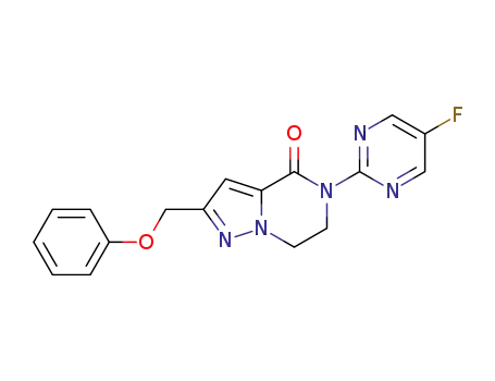 5-(5-fluoropyrimidin-2-yl)-2-(phenoxymethyl)-6,7-dihydropyrazolo[1,5-a]pyrazin-4(5H)-one