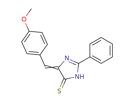 5-[1-(4-Methoxy-phenyl)-meth-(Z)-ylidene]-2-phenyl-3,5-dihydro-imidazole-4-thione