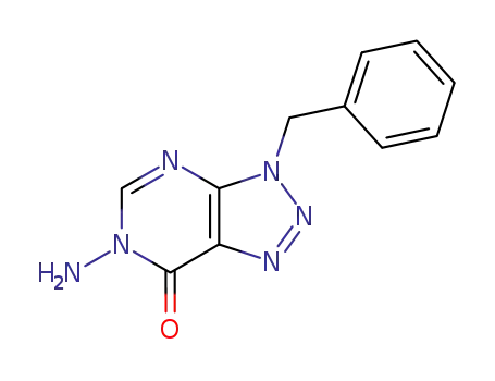 5-Amino-1-benzyl-4,5-dihydro-1,2,3-triazolo<4,5-d>pyrimidin-4-one