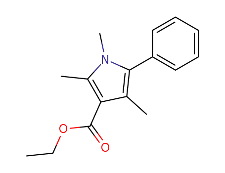 1H-Pyrrole-3-carboxylic acid, 1,2,4-trimethyl-5-phenyl-, ethyl ester