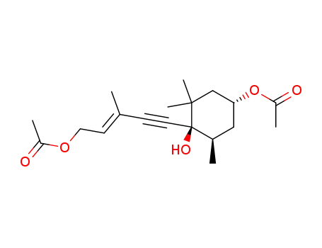 <1R,4R,5R-(E)>-4-(5-Acetoxy-3-methylpent-3-en-1-ynyl)-4-hydroxy-3,3,5-trimethylcyclohexyl acetate