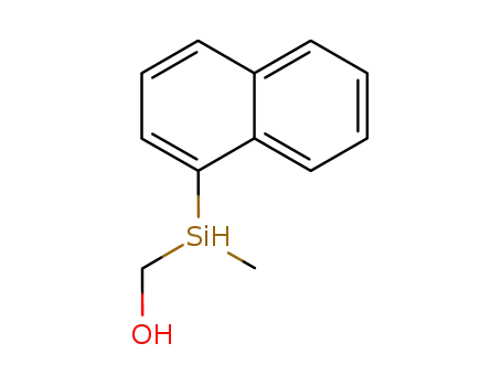 Molecular Structure of 137847-35-9 (Methanol, (methyl-1-naphthalenylsilyl)-)