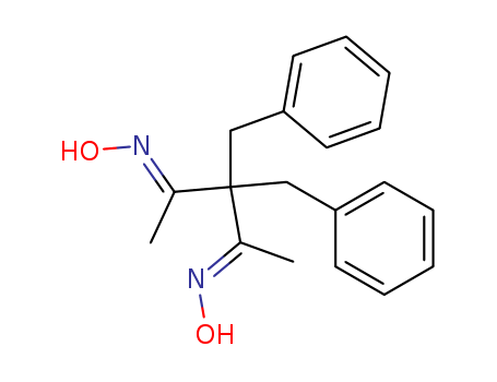 Molecular Structure of 113768-15-3 (2,4-Pentanedione, 3,3-bis(phenylmethyl)-, dioxime, (E,E)-)