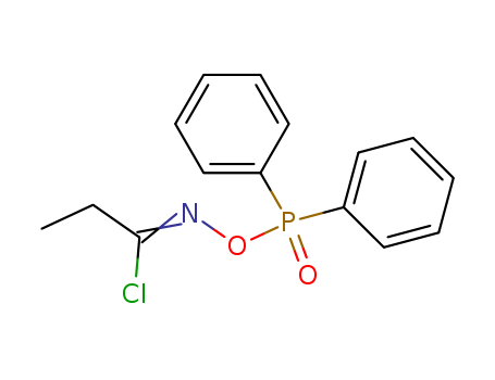 Propanimidoyl chloride, N-[(diphenylphosphinyl)oxy]-