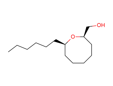 (2S<sup>*</sup>,8S<sup>*</sup>)-2-hexyl-8-hydroxymethyloxocane