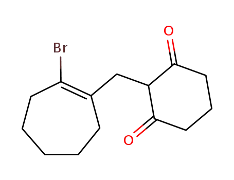 2(2-bromo-1-cycloheptenylmethyl)cyclohexane-1,3-dione