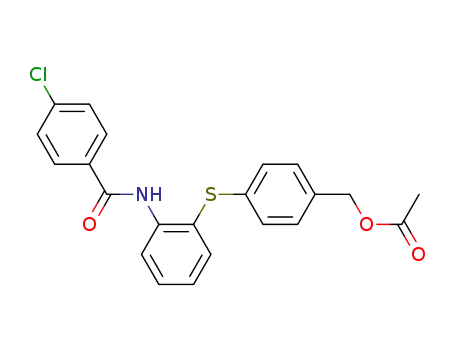 Acetic acid 4-[2-(4-chloro-benzoylamino)-phenylsulfanyl]-benzyl ester