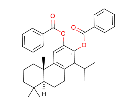 Molecular Structure of 84104-88-1 (totara-8,11,13-triene-12,13-diol dibenzoate)