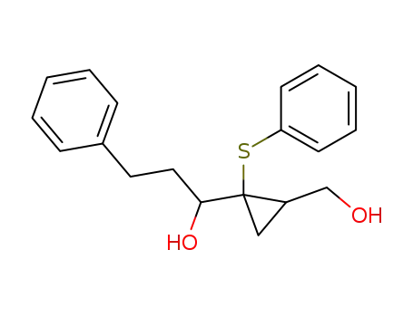 1-(2-Hydroxymethyl-1-phenylsulfanyl-cyclopropyl)-3-phenyl-propan-1-ol
