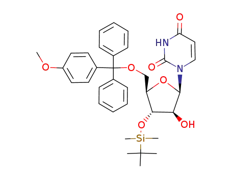 5'-O-monomethoxytrityl-3'-O-tert-butyldimethylsilylarabinouridine