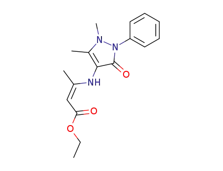 ethyl (Z)-3-(1,5-dimethyl-3-oxo-2-phenyl-2,3-dihydro-1H-4-pyrazolylamino)-2-butenoate