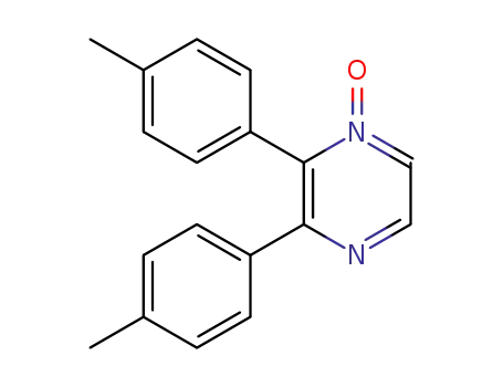 Pyrazine, 2,3-bis(4-methylphenyl)-, 1-oxide
