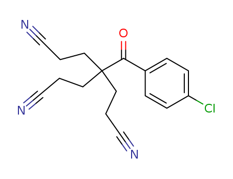Heptanedinitrile,4-(4-chlorobenzoyl)-4-(2-cyanoethyl)- cas  7506-54-9