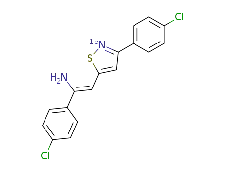 Benzenemethanamine-15N,
4-chloro-a-[[3-(4-chlorophenyl)-5-isothiazolyl]methylene]-, (Z)-
