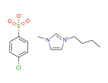 Molecular Structure of 1123311-55-6 (1-butyl-3-methylimidazolium p-chlorobenzenesulfonate)