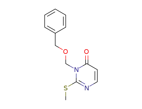 Molecular Structure of 146202-39-3 (2-(methylthio)-3-(benzyloxymethyl)pyrimidin-4-one)