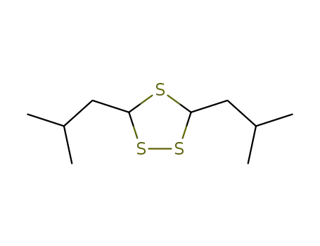 Molecular Structure of 78448-47-2 (TRANS-3,5-BIS(2-METHYLPROPYL)-1,2,4-TRITHIOLANE)