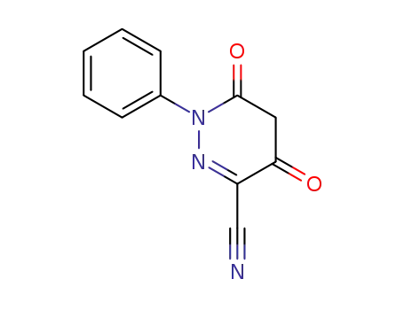 3-Pyridazinecarbonitrile, 1,4,5,6-tetrahydro-4,6-dioxo-1-phenyl-