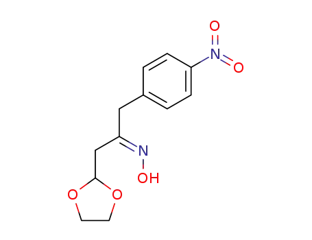 anti-1-(1,3-dioxolan-2-yl)-3-(p-nitrophenyl)-propanone oxime