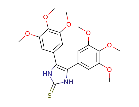 4,5-Bis-(3,4,5-trimethoxy-phenyl)-1,3-dihydro-imidazole-2-thione