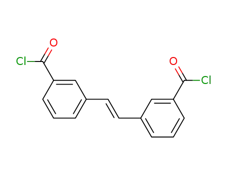 Molecular Structure of 97203-72-0 (Benzoyl chloride, 3,3'-(1,2-ethenediyl)bis-)