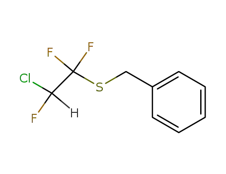 Molecular Structure of 82789-49-9 (benzyl-2-chloro-1,1,2-trifluoroethyl sulfide)