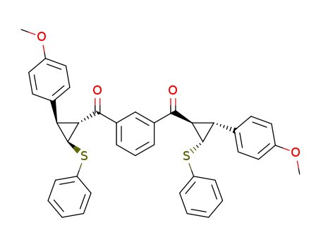 Methanone,
1,3-phenylenebis[[2-(4-methoxyphenyl)-3-(phenylthio)cyclopropyl]-