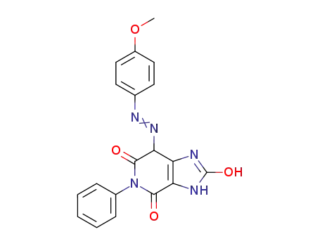 4,5,6,7-tetrahydro-2-hydroxy-5-phenyl-3H-imidazo<4,5-c>pyridine-4,6,7-trione-7-(4-methoxyphenylhydrazone)