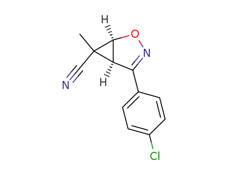 (1R,5S)-4-(4-Chloro-phenyl)-6-methyl-2-oxa-3-aza-bicyclo[3.1.0]hex-3-ene-6-carbonitrile
