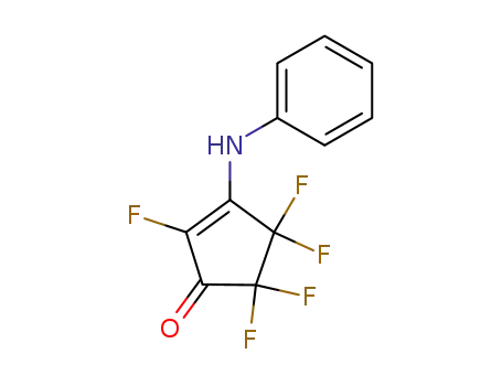 3-(Phenylamino)pentafluorocyclopent-2-en-1-one