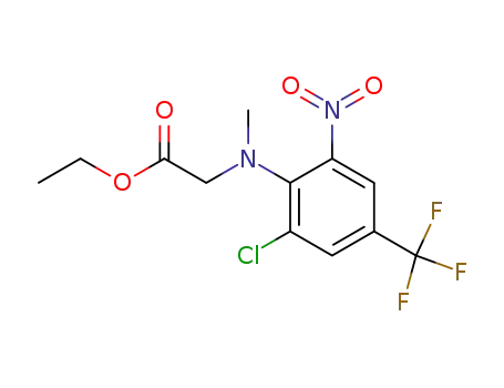N-(6-chloro-2-nitro-4-trifluoromethylphenyl)sarcosine ethyl ester