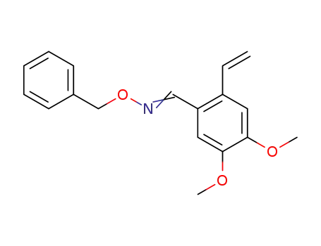 2-ethenyl-4,5-dimethoxybenzaldoxime O-benzyl ether