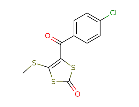 4-(4-Chloro-benzoyl)-5-methylsulfanyl-[1,3]dithiol-2-one