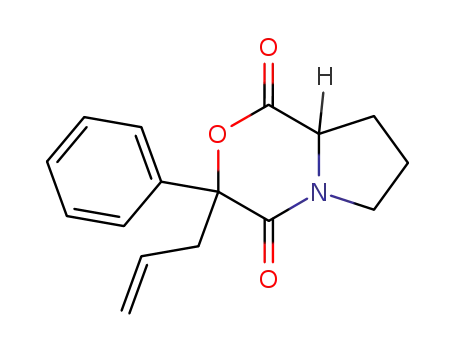 (3R,8aS)-3-phenyl-3-(2-propenyl)-1,4-dioxo-3,4,6,7,8,8a-hexahydro-1H-pyrrolo<2,1-c><1,4>oxazine