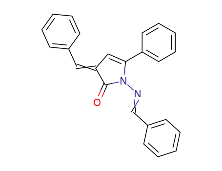 5-Phenyl-3-[1-phenyl-meth-(E)-ylidene]-1-{[1-phenyl-meth-(E)-ylidene]-amino}-1,3-dihydro-pyrrol-2-one