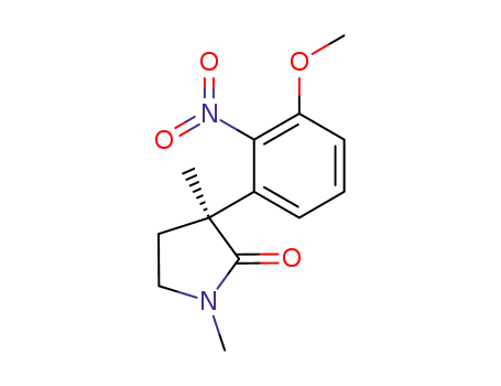 (S)-3-(3-Methoxy-2-nitro-phenyl)-1,3-dimethyl-pyrrolidin-2-one