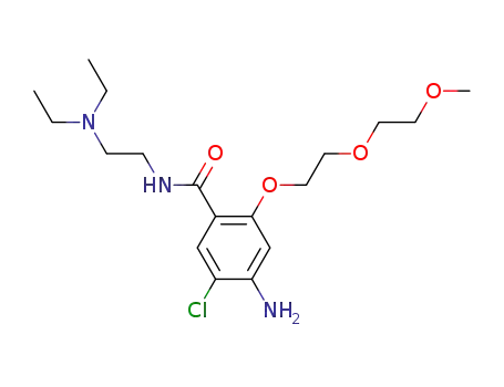 4-Amino-5-chloro-N-(2-diethylamino-ethyl)-2-[2-(2-methoxy-ethoxy)-ethoxy]-benzamide