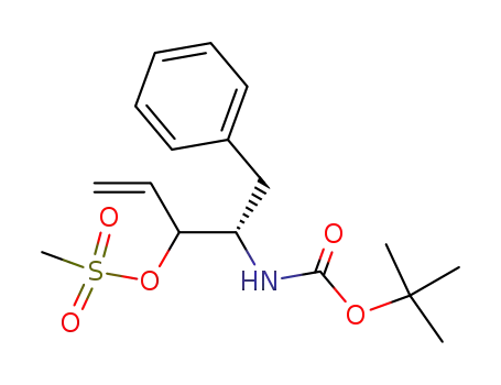 Methanesulfonic acid 1-((S)-1-tert-butoxycarbonylamino-2-phenyl-ethyl)-allyl ester