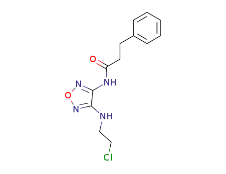 Benzenepropanamide,
N-[4-[(2-chloroethyl)amino]-1,2,5-oxadiazol-3-yl]-