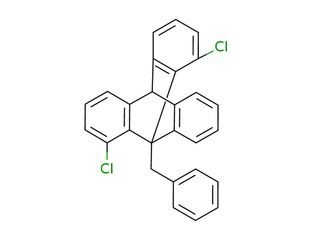 1,8-dichloro-9-benzyltriptycene