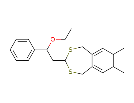 1,5-dihydro-7,8-dimethyl-3-(2-ethoxy-2-phenylethyl)-3H-2,4-benzodithiepin