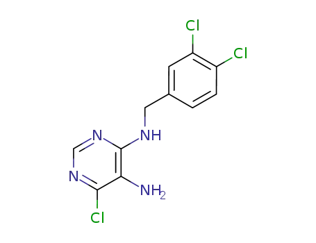 6-Chloro-n4-(3,4-dichlorobenzyl)pyrimidine-4,5-diamine