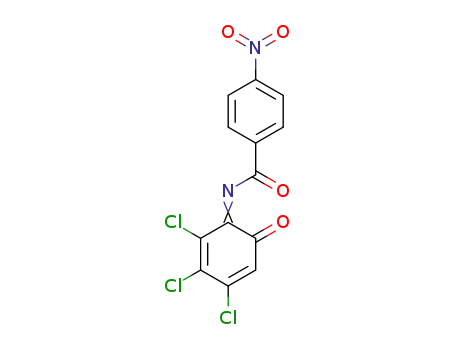 Benzamide,
4-nitro-N-(2,3,4-trichloro-6-oxo-2,4-cyclohexadien-1-ylidene)-