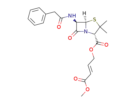 (E)-3-(methoxycarbonyl)-2-propenyl (3S,5R,6R)-2,2-dimethyl-6-(phenylacetamido)-7-oxopenam-3-carboxylate
