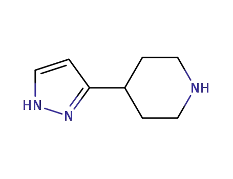 Molecular Structure of 278798-08-6 (4-(2H-PYRAZOL-3-YL)-PIPERIDINE)